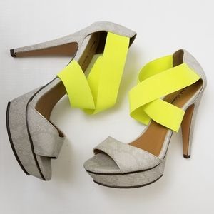 Michael Antonio Tamms Neon Heels